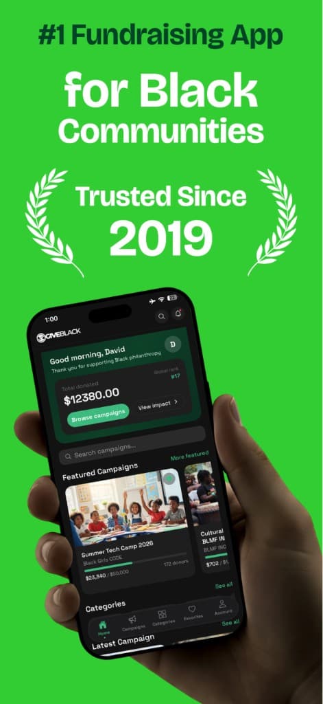 #1 Fundraising App for Black Communities